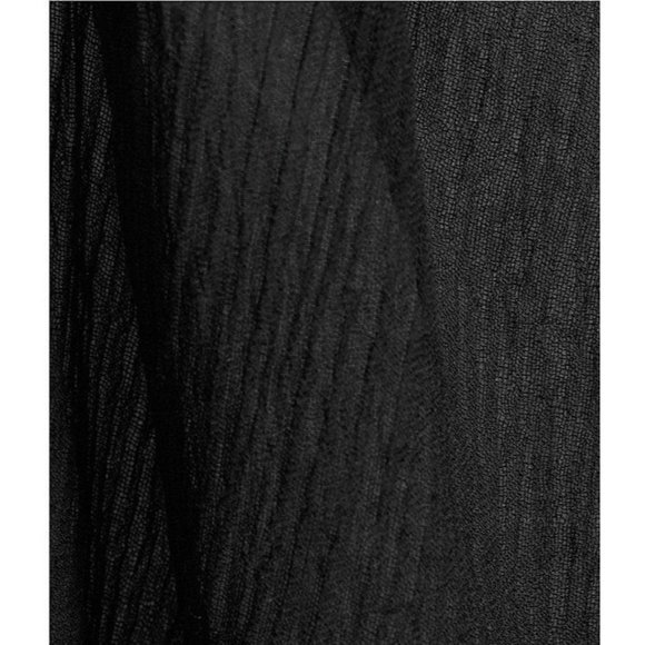 ECHO Solid Soft Crinkle Wrap - Black - NWT - Picture 2 of 3